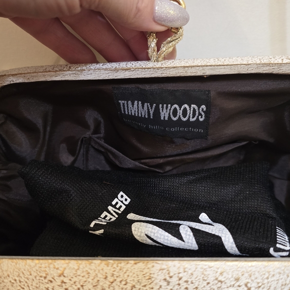 Timmy Woods Gold and Silver Horse Clutch - Picture 7 of 7